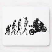 Evolutionsfahrrad Mousepad (Vorne)