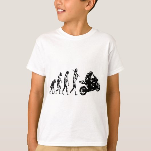 Evolutionsfahrrad T-Shirt (Vorderseite)