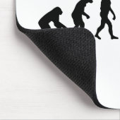 Evolutionsfußball-Fahrradtritt Mousepad (Ecke)