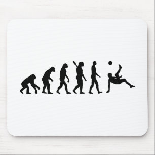 Evolutionsfußball-Fahrradtritt Mousepad