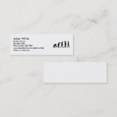 Evolutionsgeschichtsaffe Mini Visitenkarte (Vorne/Hinten)