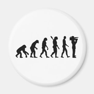 Evolutionskameramann Magnet