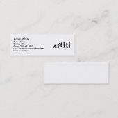 Evolutionskoch-Koch Mini Visitenkarte (Vorne/Hinten)