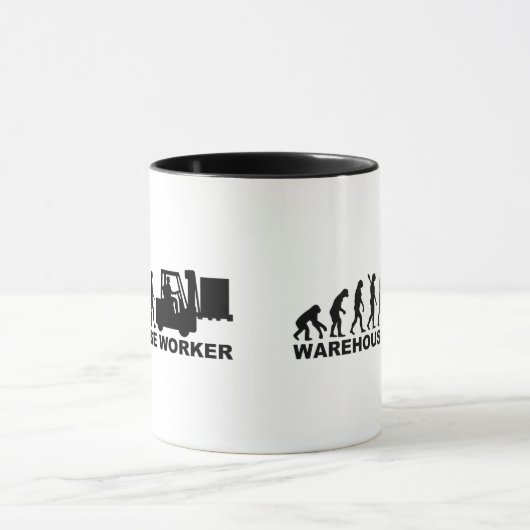Evolutionslagerarbeitskraft Tasse (Zentrum)