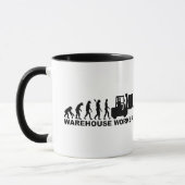 Evolutionslagerarbeitskraft Tasse (Links)