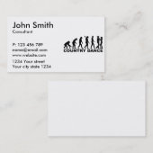 Evolutionslandtanz Visitenkarte (Vorne/Hinten)