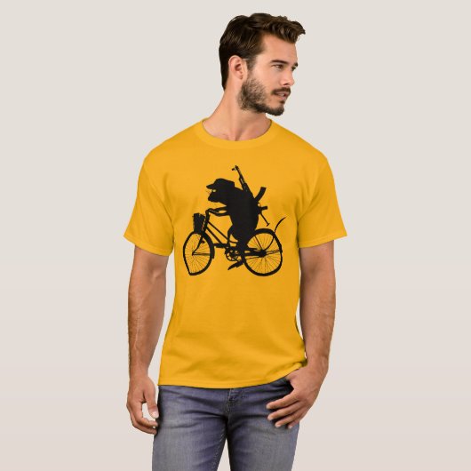 Evolutionsmäusefahrrad T-Shirt (Vorne ganz)