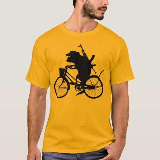 Evolutionsmäusefahrrad T-Shirt (Vorderseite)