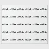 Evolutionsmotorrad Geschenkpapier (Flach)