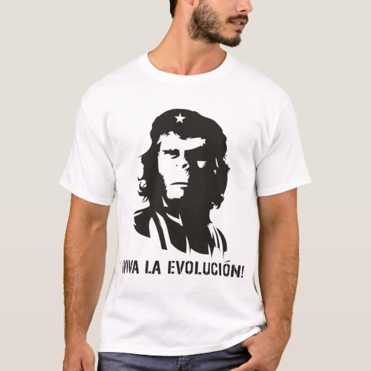 Evolutionsrevolution Darwin-Affent-shirt T-Shirt (Vorderseite)