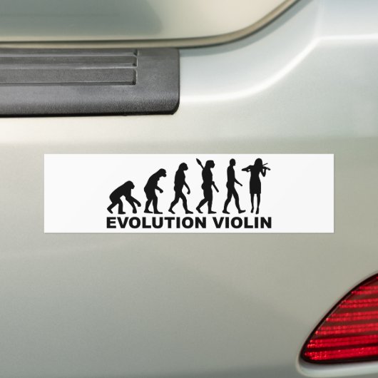 Evolutionsvioline Autoaufkleber (Auf Auto)