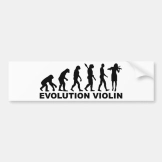 Evolutionsvioline Autoaufkleber