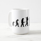 Evolutionsyoga Kaffeetasse (Vorderseite Links)