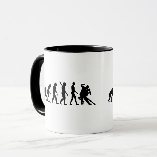 EvolutionTangotanzen Tasse (Vorderseite Links)