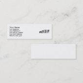 EvolutionViolinist Mini Visitenkarte (Vorne/Hinten)