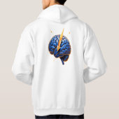 Evolve Every Day – Gehirn Inspiriertes Sweatshirt (Rückseite)