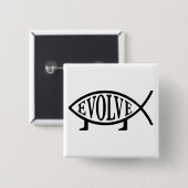 Evolve Fish Button (Vorne & Hinten)