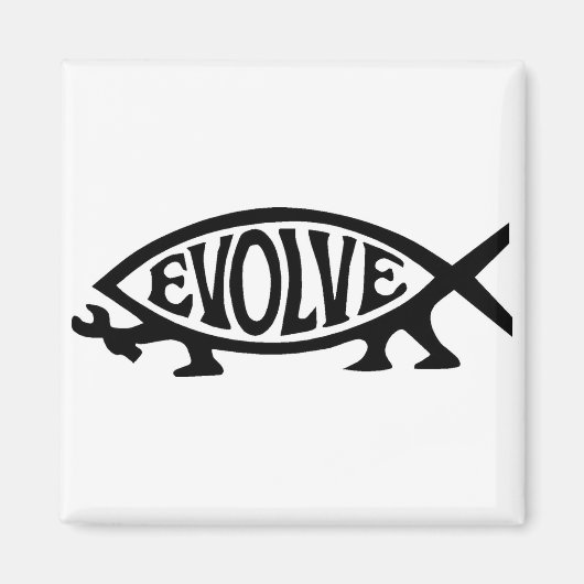 Evolve Fish Magnet (Vorne)