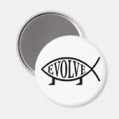 Evolve Fish Magnet (Vorderseite/Rückseite)