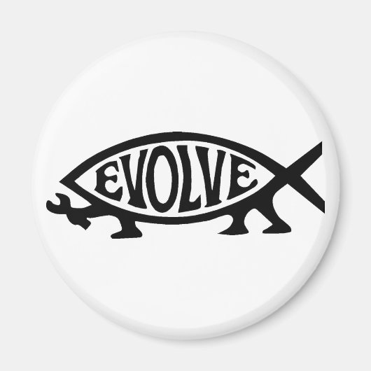Evolve Fish Magnet (Vorne)