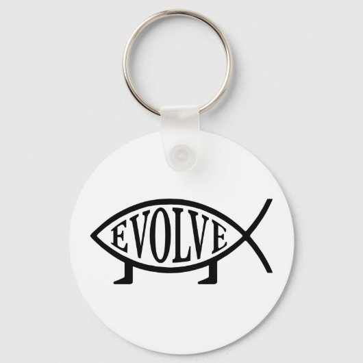Evolve Fish Schlüsselanhänger (Vorderseite)