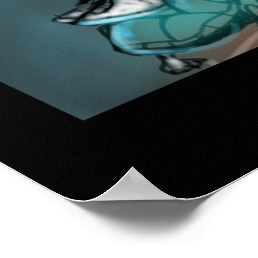 Evolve Illustration Print von Chris Jay Poster (Ecke)