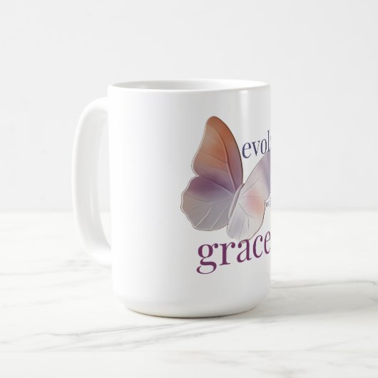 Evolve mit Grace Themed Tasse (Vorderseite Links)