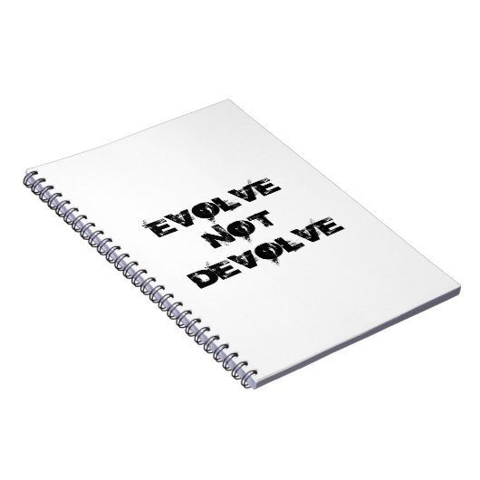 Evolve nicht devolve notizblock (Rechte Seite)