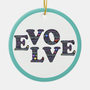 Evolve-Ornament Keramikornament