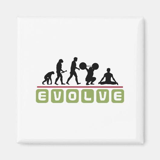 Evolve Yoga Magnet (Vorne)