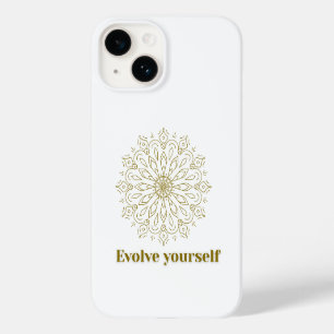 "Evolve Yourself" Mandala Kunst Handyhülle Case-Mate iPhone 14 Hülle