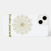 "Evolve Yourself" Mandala Kunst Handyhülle Case-Mate iPhone Hülle (Rückseite (Horizontal))