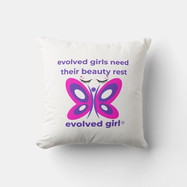 Evolved Girl Pillow Kissen (Vorderseite)
