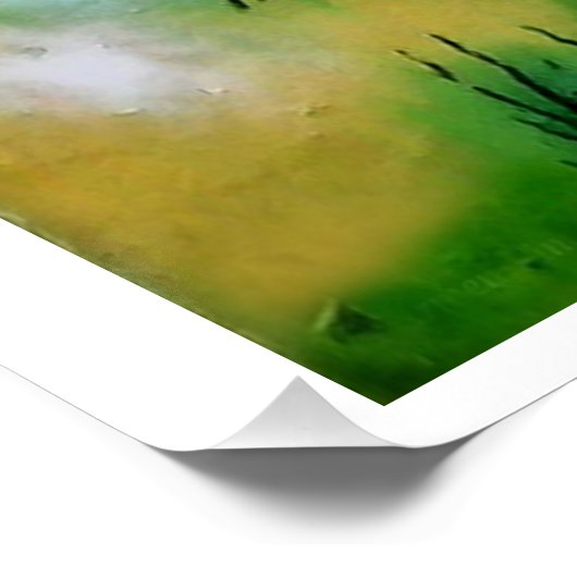 "Evolving Element of Life", Glossy Poster (Ecke)