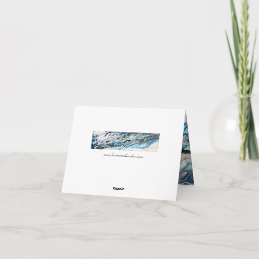 Evolving Patterns #37 Note Card Karte (Rückseite)