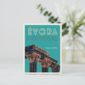 Evora Diana temple Abbildung Portugal Postcard Postkarte (Stehend Vorderseite)