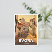 Evora Évora Portugal Travel Postkarte (Stehend Vorderseite)