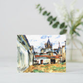 Evora, Portugal - Kunstmalerei Karte (Stehend Vorderseite)