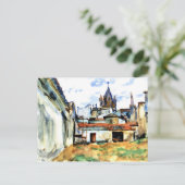 Evora, Portugal - Kunstmalerei Postkarte (Stehend Vorderseite)