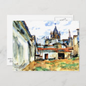 Evora, Portugal - Kunstmalerei Postkarte (Vorne/Hinten)