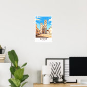 Evora Portugal Travel Print Poster (Heimbüro)