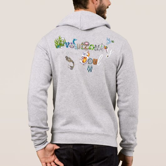 EvoS: Front Zipper Hoodie (Rückseite)
