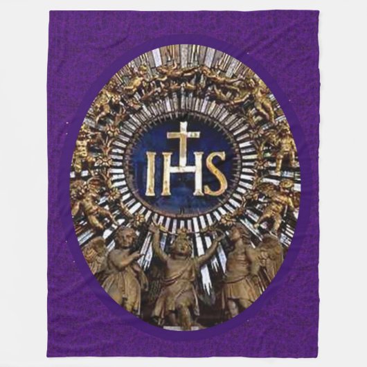 Evotionen an Jesus Christus Fleece BlanketD (Vorderseite)
