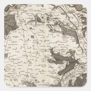 Evreux, Dreux Quadratischer Aufkleber