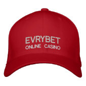 EvryBet-bestickte Karten Bestickte Kappe (Vorderseite)