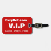 EvryBet VIP Gepäckanhänger (Vorderseite horizontal)