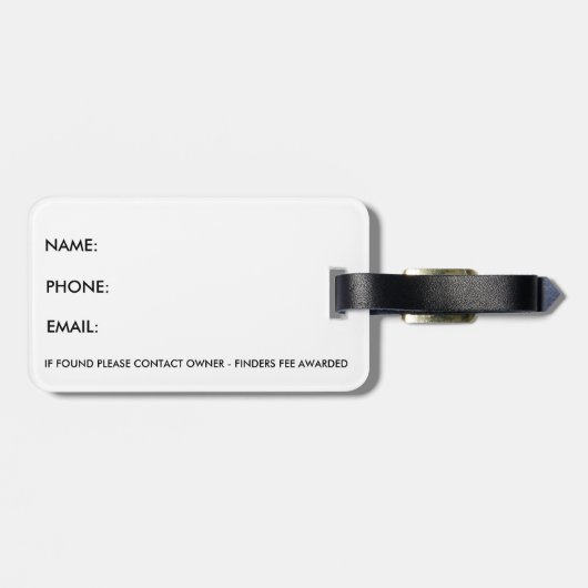 EvryBet VIP Gepäckanhänger (Rückseite horizontal)