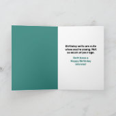 Ew David- Funny Fat Statue von David Birthday Card Karte (Innenseite)