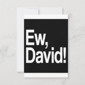 Ew David Save The Date (Vorderseite)
