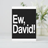 Ew David Save The Date (Stehend Vorderseite)